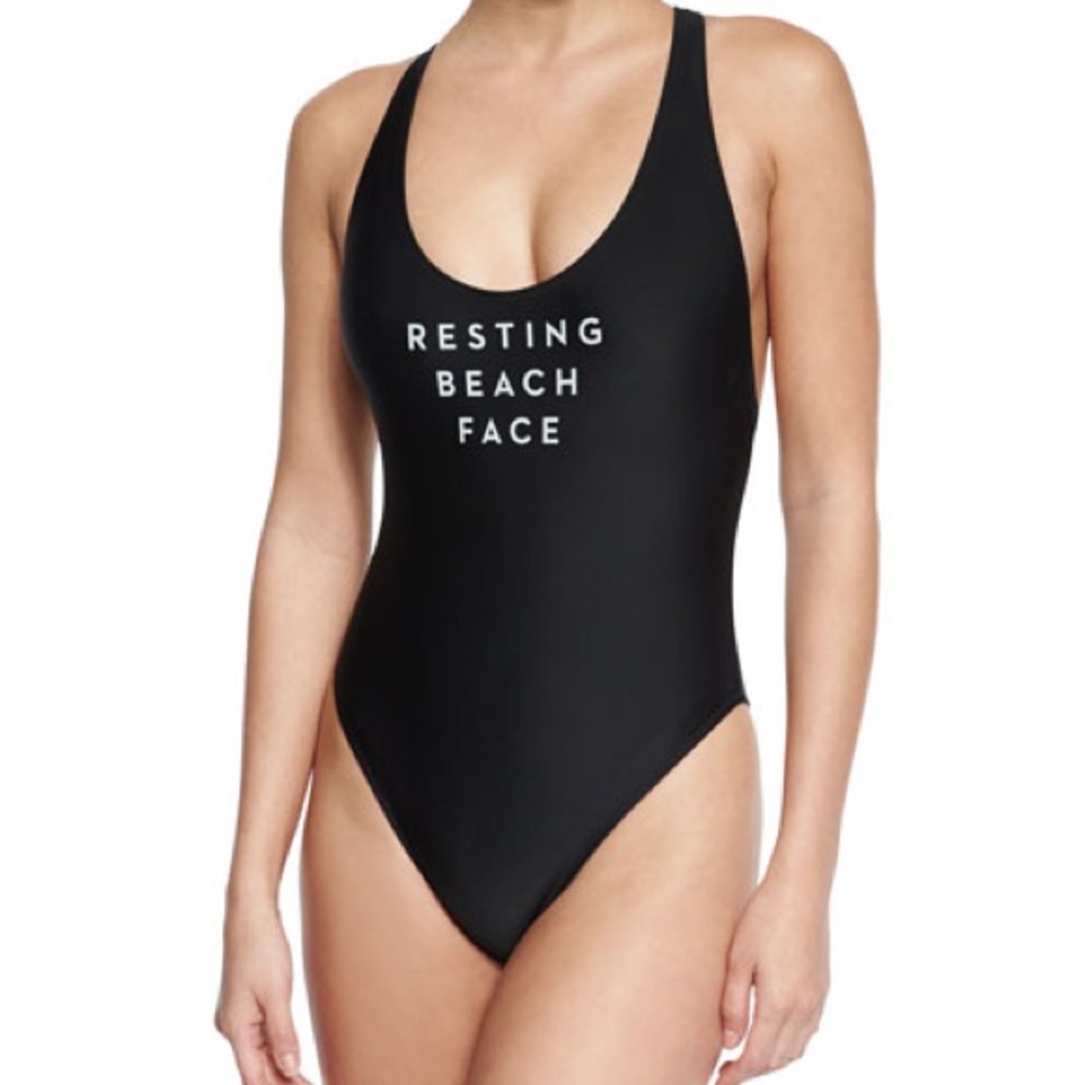 Milly Resting Beach Face Swimsuit Bodysuit